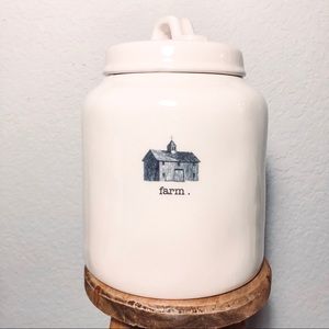 HTF Rae Dunn Farm Icon Canister